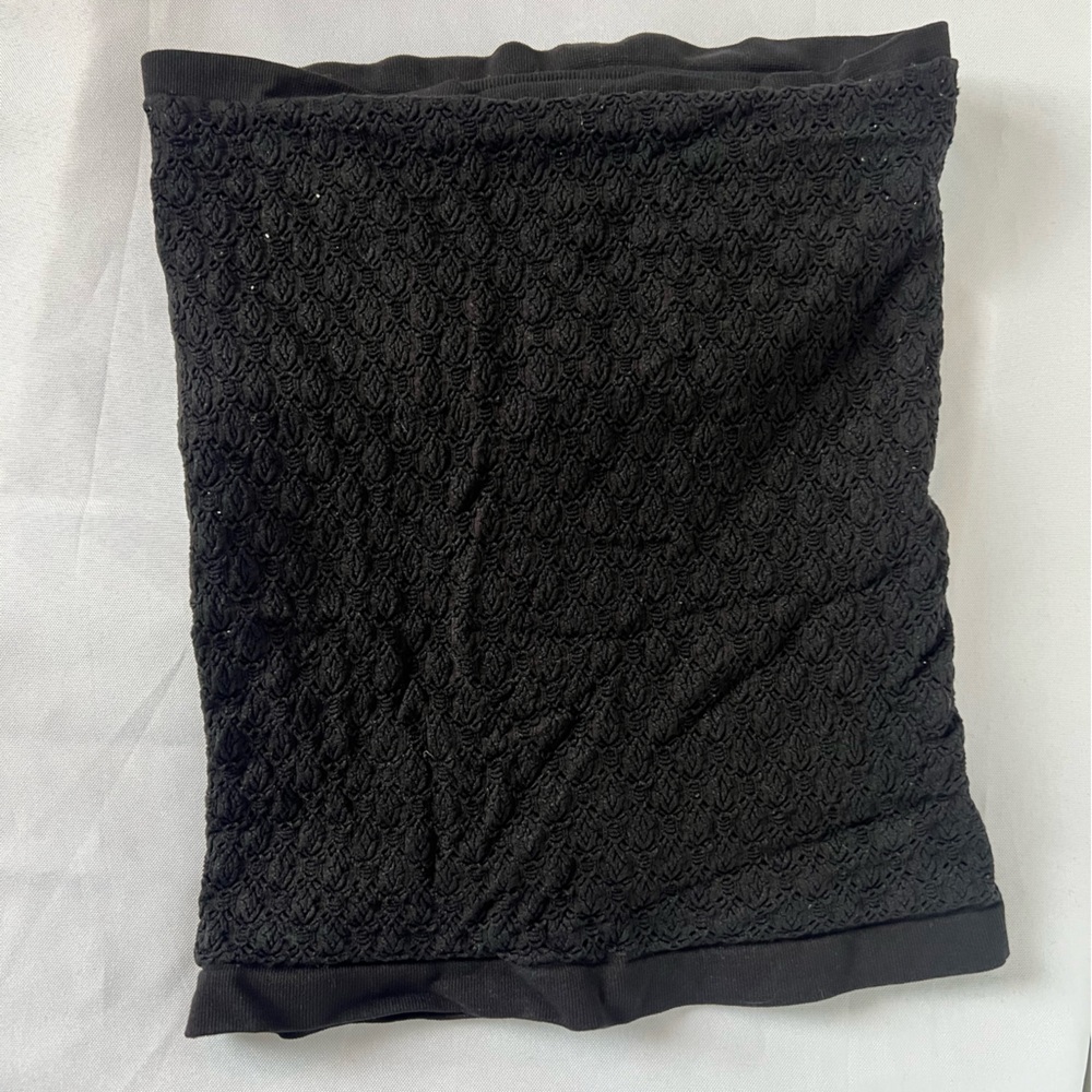 Free People Black Stretchy Knit Tube Top